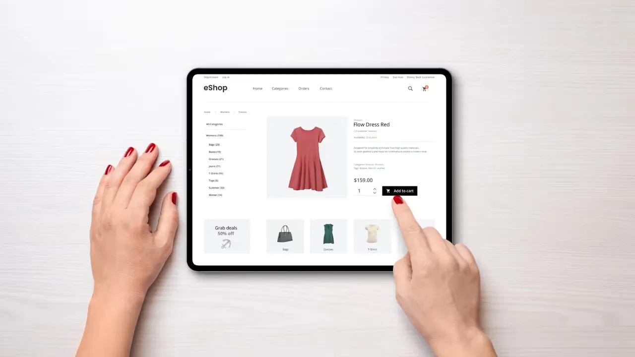 Från butik till skärm och tillbaka